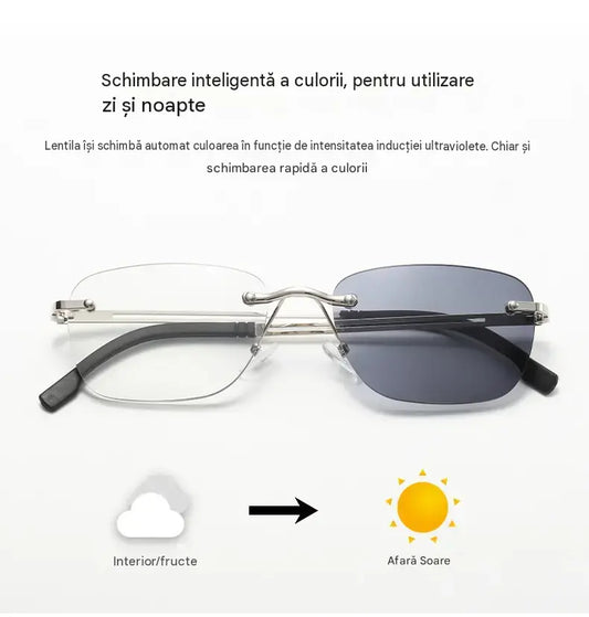 👓 Tyto brýle na čtení s inteligentním zoomem jsou speciálně navrženy pro lidi středního a vyššího věku, s funkcemi zoomu, víceohniskovými čočkami, detekcí světla, fototermickým efektem a blokováním modrého světla.