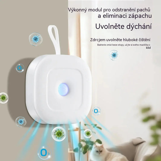 Chytrý odstraňovač zápachu domácích mazlíčků s popruhem na zavěšení