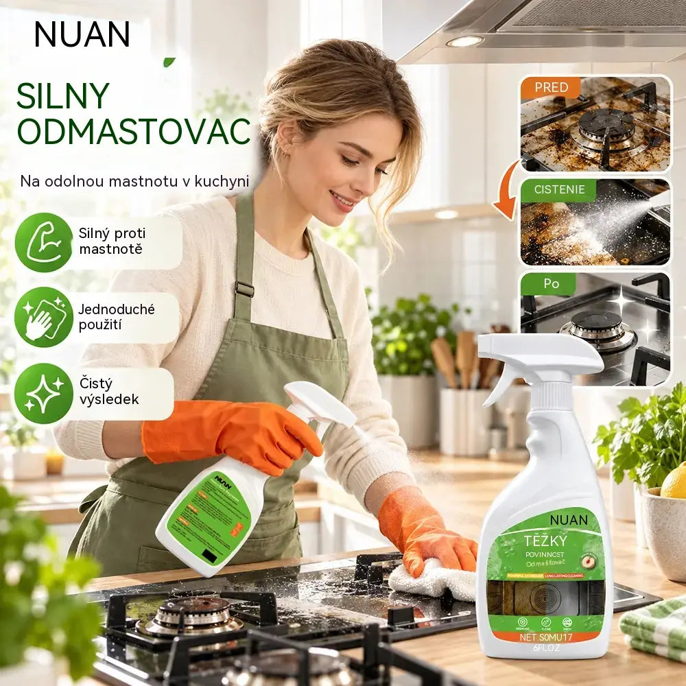 🔥Časově omezená poloviční cena🔥! Nový čistič olejových skvrn z roku 2026, jedno nastříkání a automaticky rozloží skvrny, není třeba silně drhnout.