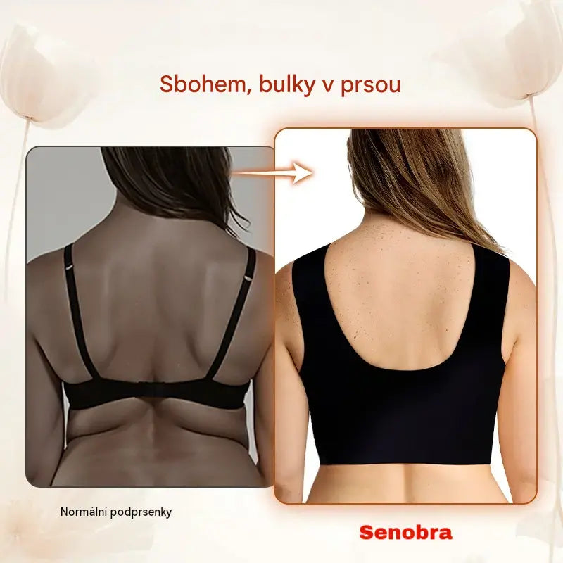 💖【3ks】1 sada za 520 Kč 🥰 Krajkové podprsenky ve velkých velikostech (M–4XL), bez kostic, s okouzlujícím střihem na zádech, sexy a prodyšné, bezešvé provedení, 【40–100 kg】