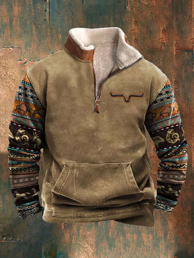 😎🔥【S-5XL】Pánská teplá mikina | Stylový 3D design | Pohodlná volba na podzim a zimu - kupte jeden za poloviční cenu