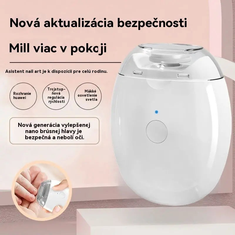 💅 【Kup 1, získej 1 zdarma】✨ Automatický pilník na nehty 1, bezpečná a šetrná péče o nehty 👶🔧