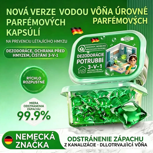 ✨🚿 Kup 1, dostaneš 2 zdarma = 150 kapslí 🎉 Biologické enzymy pomáhají bojovat proti nepříjemným pachům