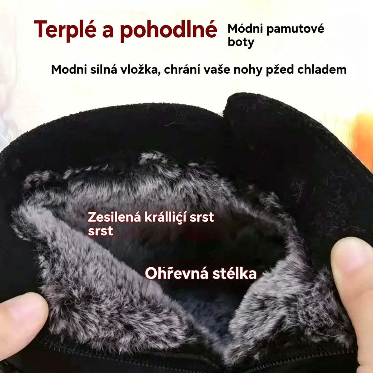 🔥🔥👢【50% SLEVA！！！！】💥【35-40】Dámské kožené, bavlněné, protiskluzové, ručně vyráběné boty na podzim a zimu