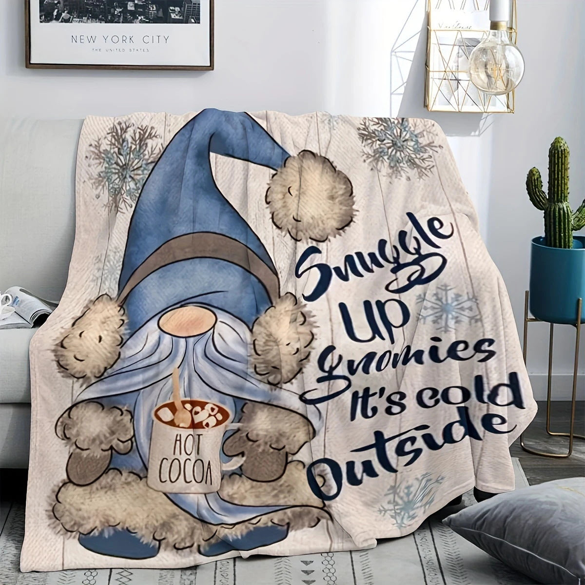 🔥Flanelová látka s uměleckým potiskem a kostkou (70 cm x 100 cm)