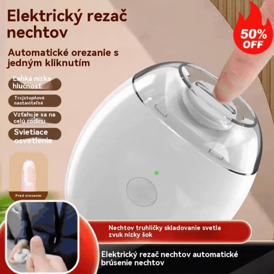 💅 【Kup 1, získej 1 zdarma】✨ Automatický pilník na nehty 1, bezpečná a šetrná péče o nehty 👶🔧